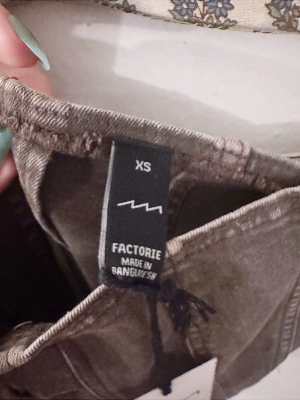 Factorie Denim Bustier Corset Brown Jean Lace Up Crop Top Brown NWT - Picture 3 of 7